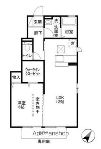 ラフォーレ Aの間取り写真