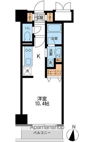 レジデンス両国駅前の間取り写真