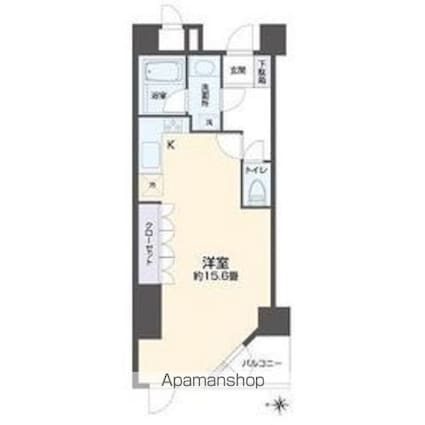 リエトコート四谷[1R/40.99m2]の間取図