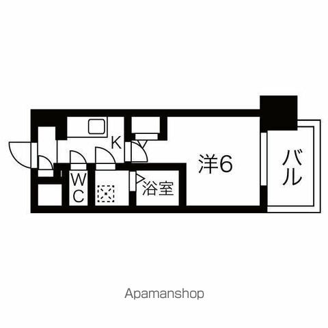 エスリードレジデンス梅田デュオの間取り写真