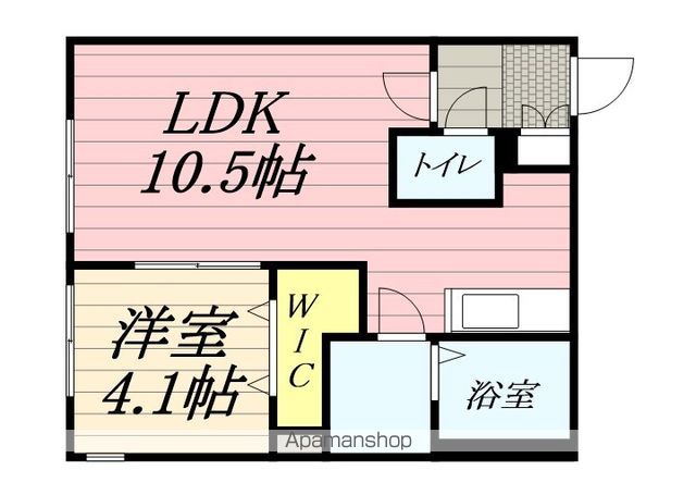 札幌市南北線 北３４条駅 徒歩10分 4階建 築5年の間取り写真