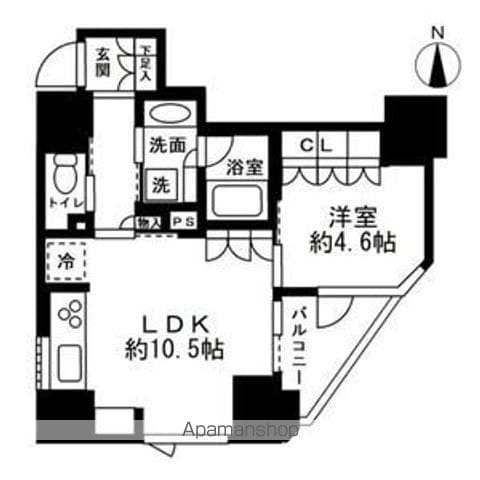 プレミスト新宿都庁前の間取り写真