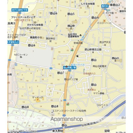 籠ノ瀬店舗・住宅[3DK/51.2m2]の周辺3