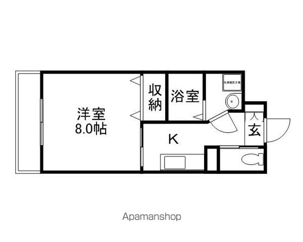 ハアラン一ノ宮の間取り写真