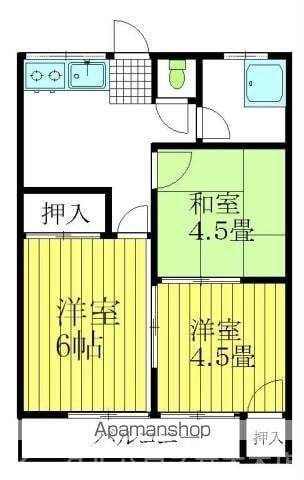 メゾンハイツの間取り写真
