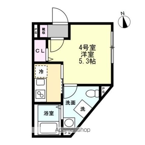 伊勢町アパートの間取り写真