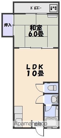 コーポ鈴蘭の間取り写真
