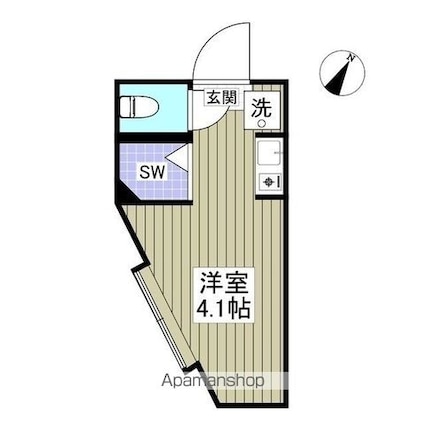 アーバンプレイス沼袋Ｂ棟[1R/9.2m2]の間取図
