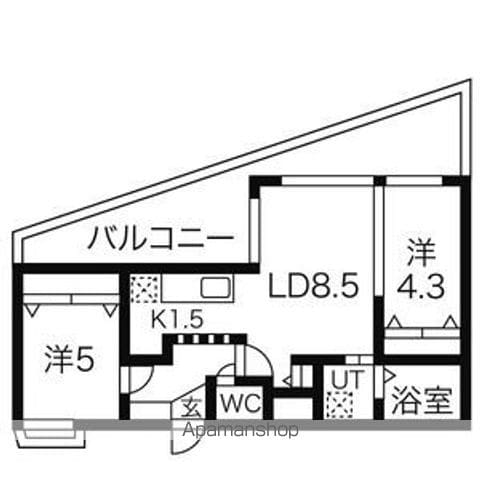 ラヴィ菊水の間取り写真