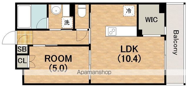 ESTAGEO北田辺の間取り写真