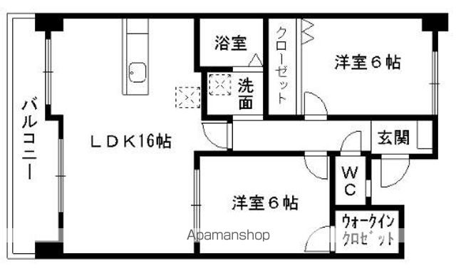 セントラルタワー大津の間取り写真