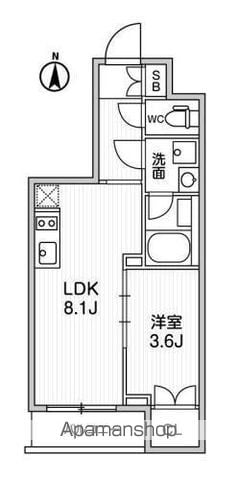 ALTERNA亀戸IIIの間取り写真