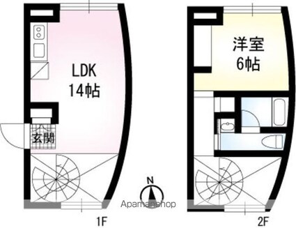 ＡＲＴＩＳ[1LDK/45.68m2]の間取図