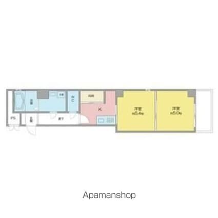 Ｂ’ｓ１１７　Ｎｏｒｔｈ[2K/36.1m2]の間取図