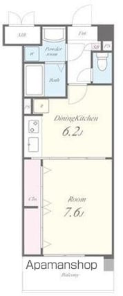 メゾン・ラ・マージュ[1DK/35.54m2]の間取図