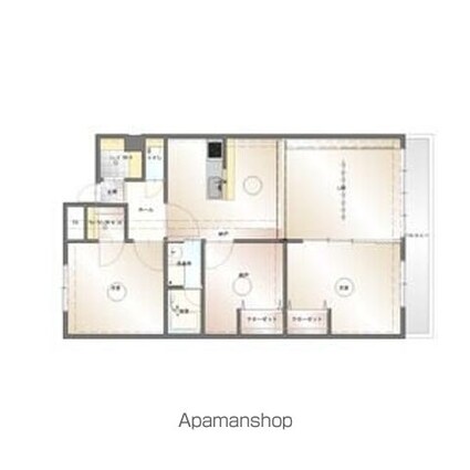 ＣＡＳＡ川名山[3LDK/95.26m2]の間取図