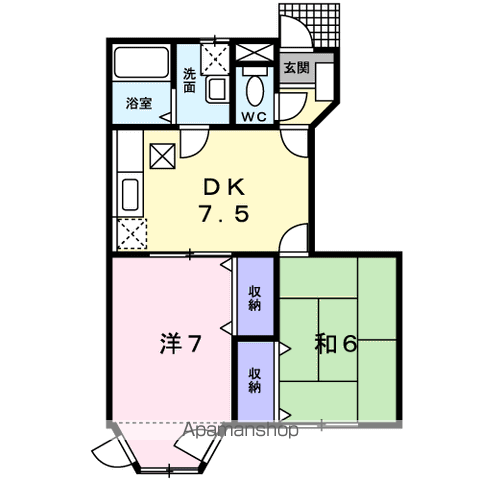 シャルマンの間取り写真