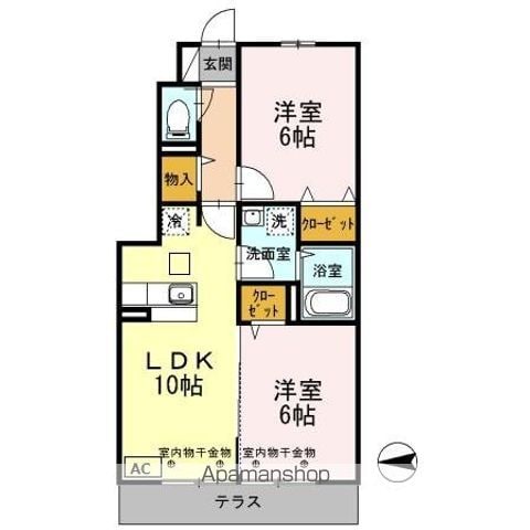 オアシス パティオの間取り写真