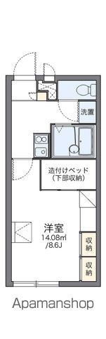 和歌山市北野のアパートの間取り