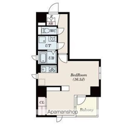彰文居ＦＲｅｃｏＡ向丘[1LDK/41.34m2]の間取図