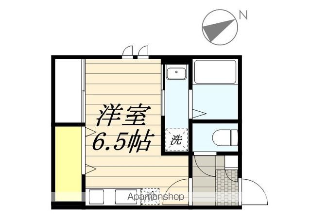 福岡市南区横手のアパートの間取り