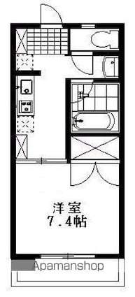 ＣＯＮＴＩＮＵＥ[1K/27.71m2]の間取図