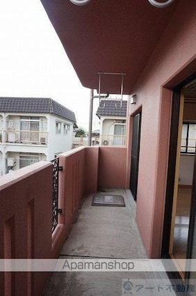 ジュネス西石井[2LDK/60.01m2]のバルコニー