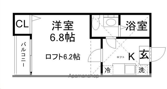 希望が丘荘の間取り写真
