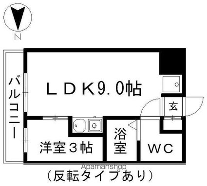 ＭＴビルディング[1LDK/29.67m2]の間取図