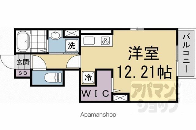 ALAMODEの間取り写真