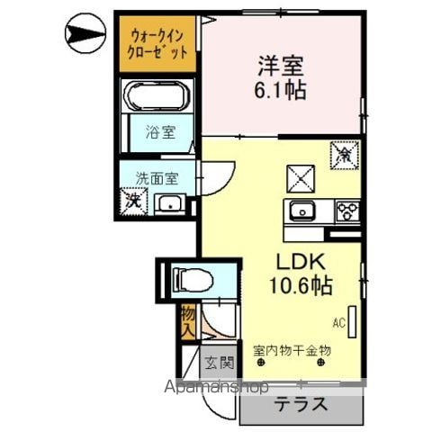 パーシモンヒルの間取り写真