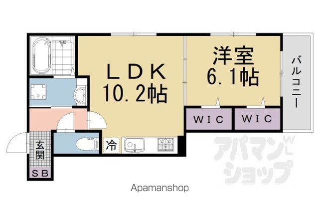 GRAMM深草 SOUTHの間取り写真