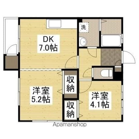 メゾンフレールの間取り写真