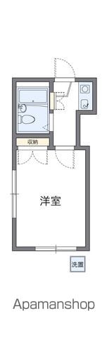 レオパレス朝霞第1の間取り写真