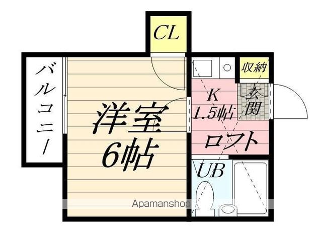オメガパレス2丁目の間取り写真