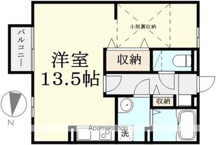アーバン　ウィング[1R/35.1m2]の間取図