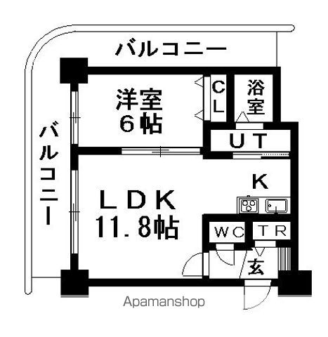 ティアラタワー中島倶楽部の間取り写真