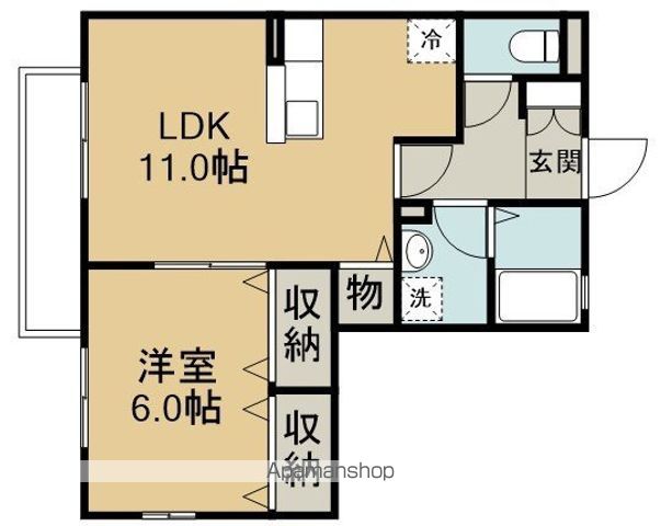ROSEVILLA D棟の間取り写真