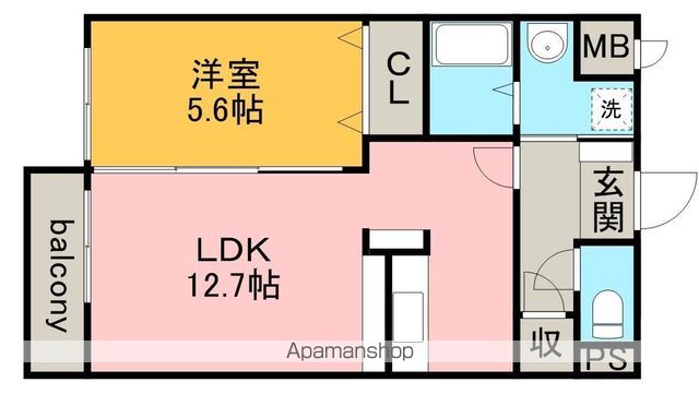 LUCE YUTAKAの間取り写真