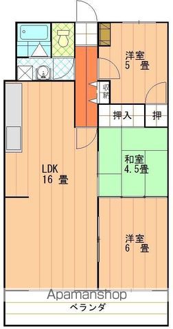 空港中央ビルの間取り写真