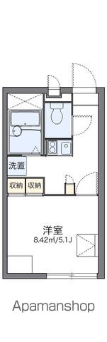 レオパレスクリスタルの間取り