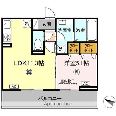 CIEL A棟の間取り写真