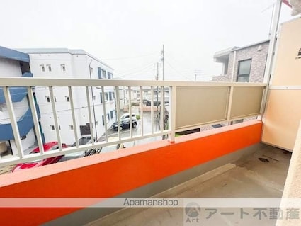コリーヌ志津川[1K/24.6m2]のバルコニー