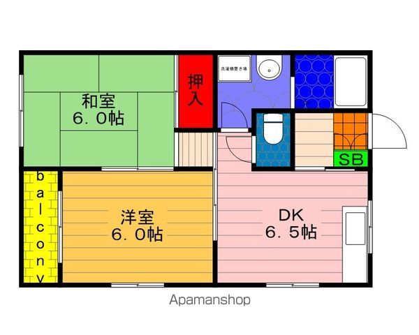 【コンフォートハイムの間取り】