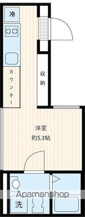 東京都品川区西五反田５丁目[1R/18.01m2]の間取図