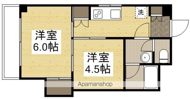 エバグリーン磨屋町の間取り写真