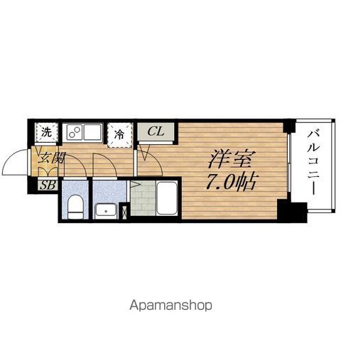 S−RESIDENCE上新庄BEATの間取り写真