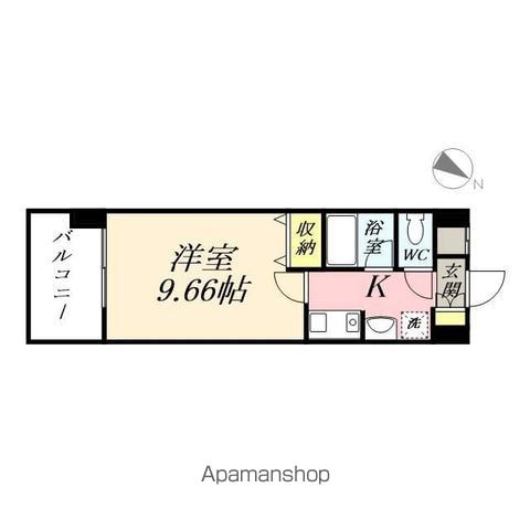 コーポラス伊福の間取り写真