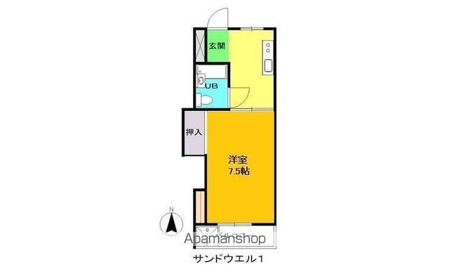 サンドウェルIの間取り写真