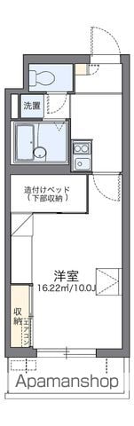 【レオパレスパルコートＤの間取り】